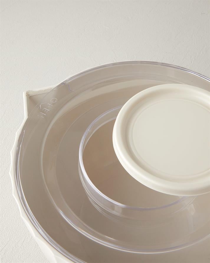 Callie 3 Parça Karıştırma Kabı 2,6 L Krem