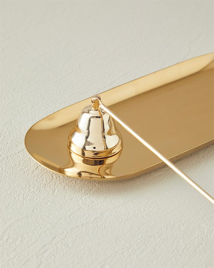 Candle Care 4lü Metal Mum Bakım Seti Gold