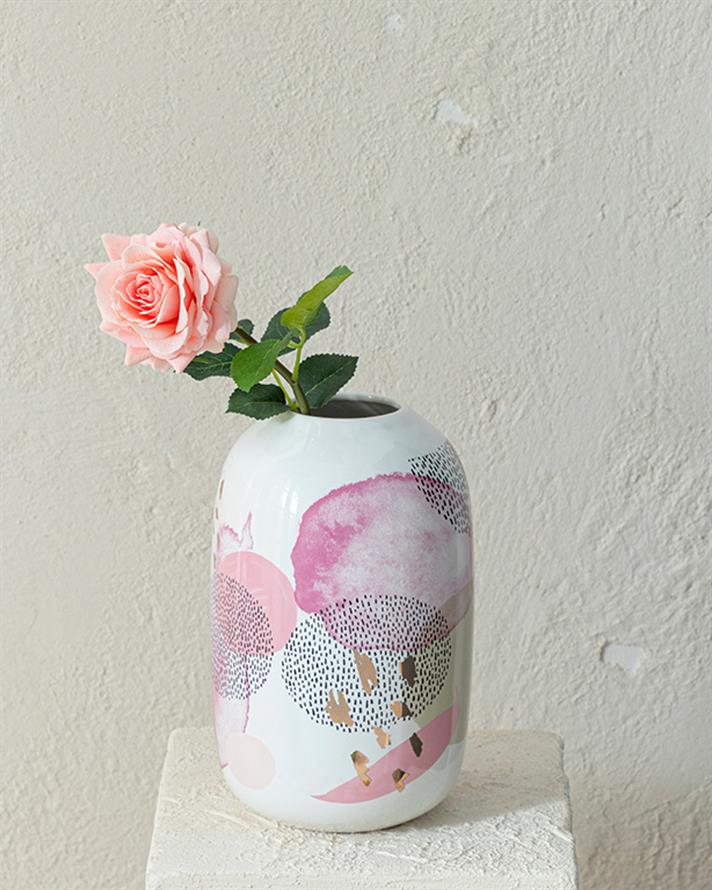 Canker Bloom Kumaş Tek Dal Yapay Çiçek Yavruağzı