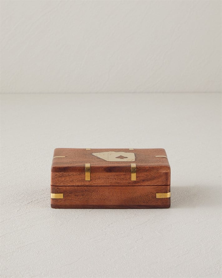 Card Box Dekoratif Kutu 12,5x8,5x2,5 cm Kahve