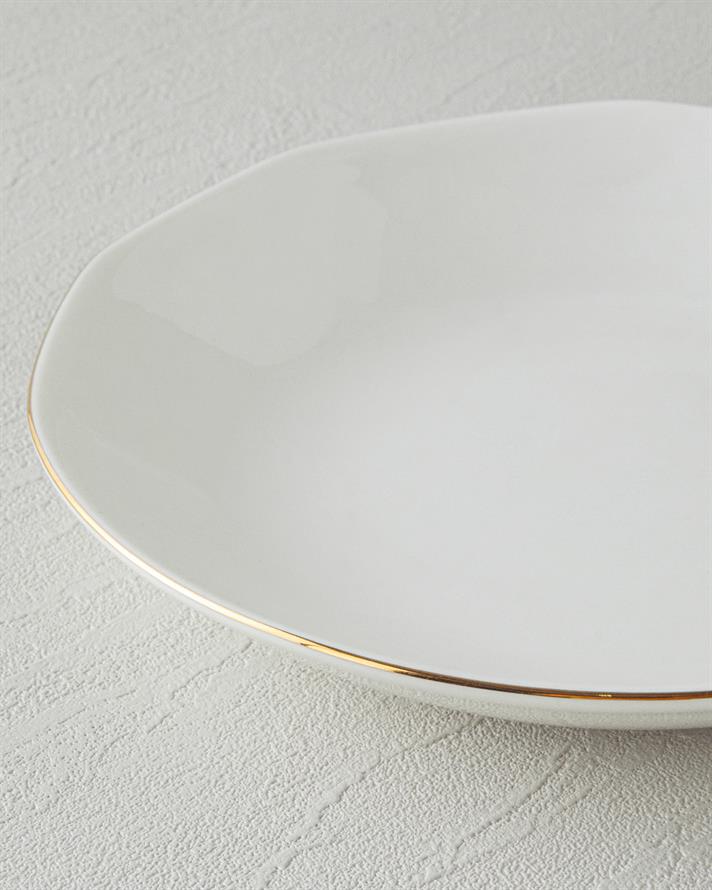 Carmen Porselen Yemek Takımı 24 Parça 6 Kişilik Gold