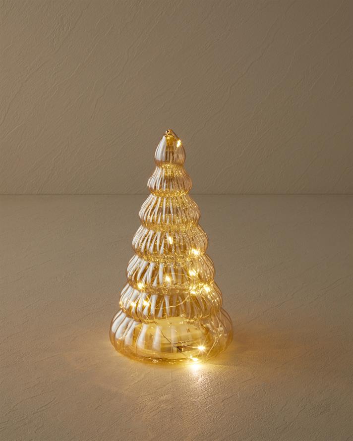 Carrie Yılbaşı Ağaç Süsü 13x13x23 cm Gold