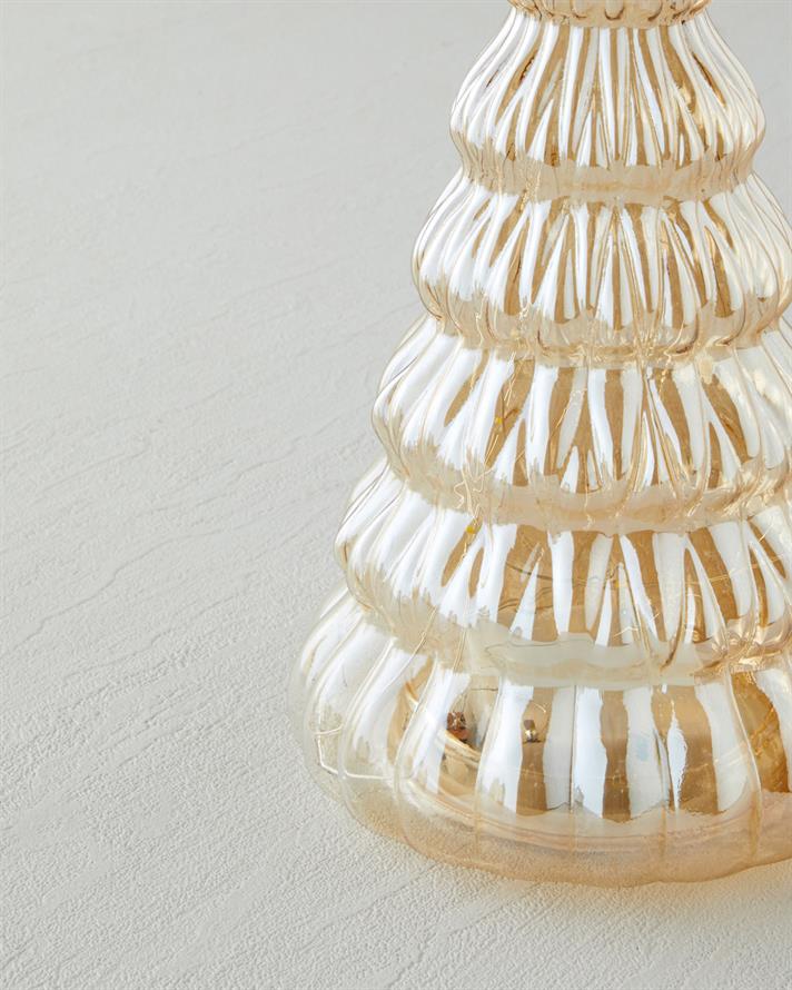 Carrie Yılbaşı Ağaç Süsü 13x13x23 cm Gold