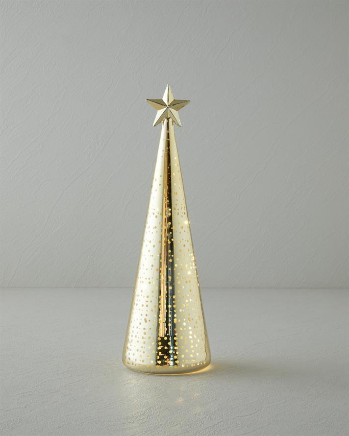 Casilias Yılbaşı Ağaç Süsü 8x8x21,5 Gold