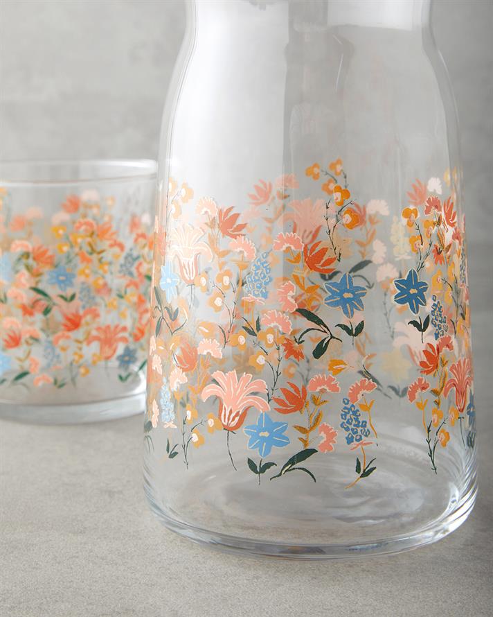 Celestial Cam 3 Parça Su Takımı 1000 ml + 380 ml Renkli