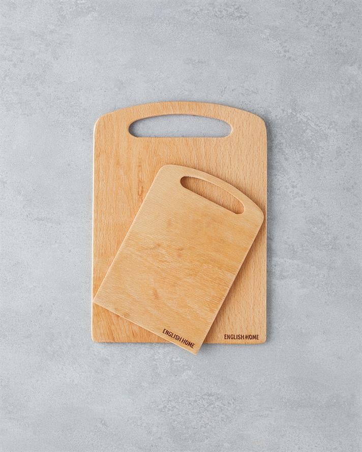 Celinda Kayın 2li Kesme Tahtası 22x30 cm - 15x21 cm Natural