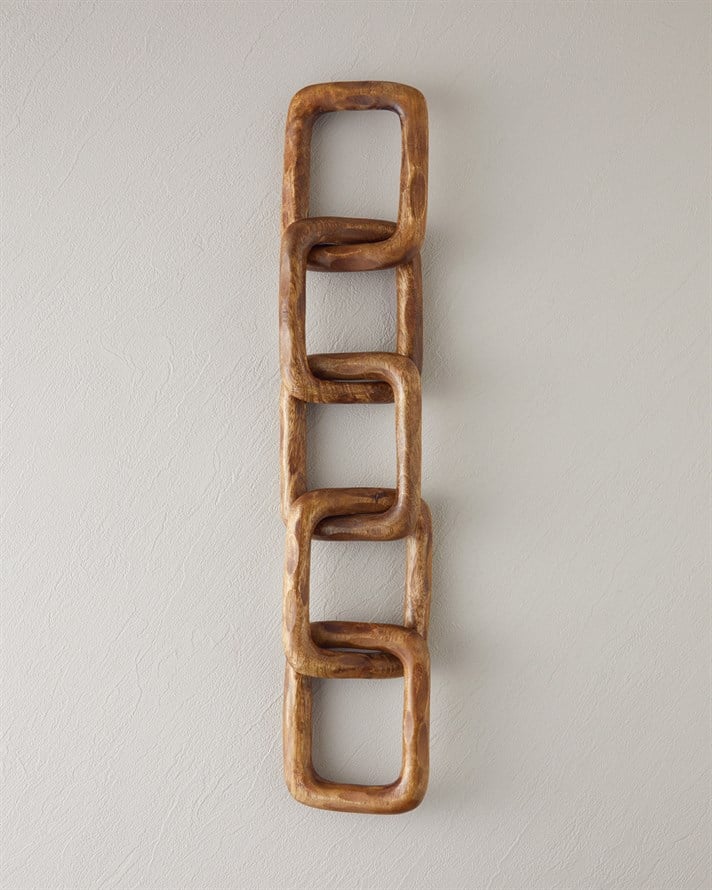 Chain Dekoratif Obje 14x11,5 cm Kahve