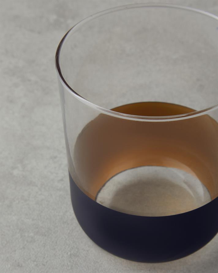 Chanson Cam 2li Bardak 350 ml Siyah-Gold