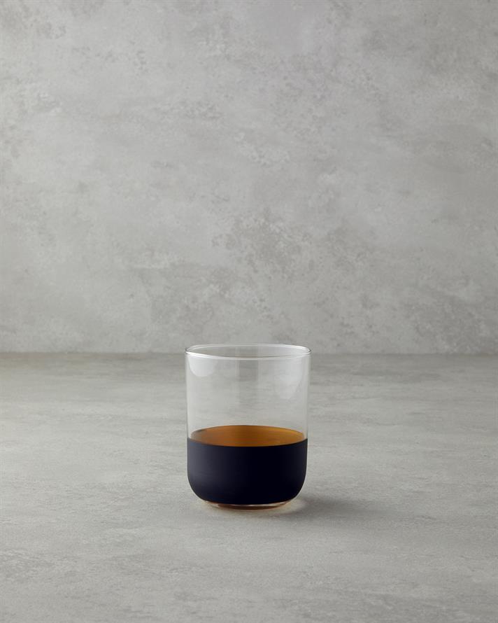 Chanson Cam 2li Bardak 350 ml Siyah-Gold