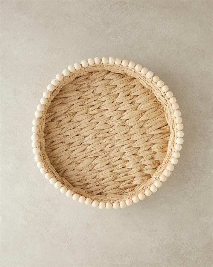 Chaplet Kağıt Tepsi 32 cm Kahverengi
