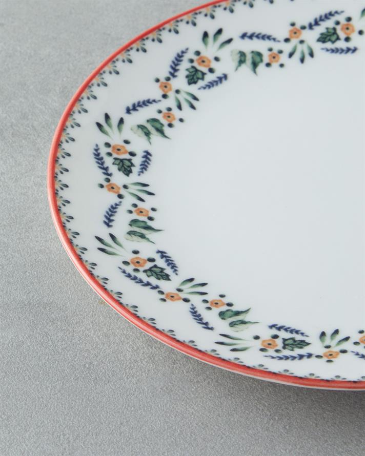 Charmsy Bone Porselen Pasta Tabağı 19 cm Renkli