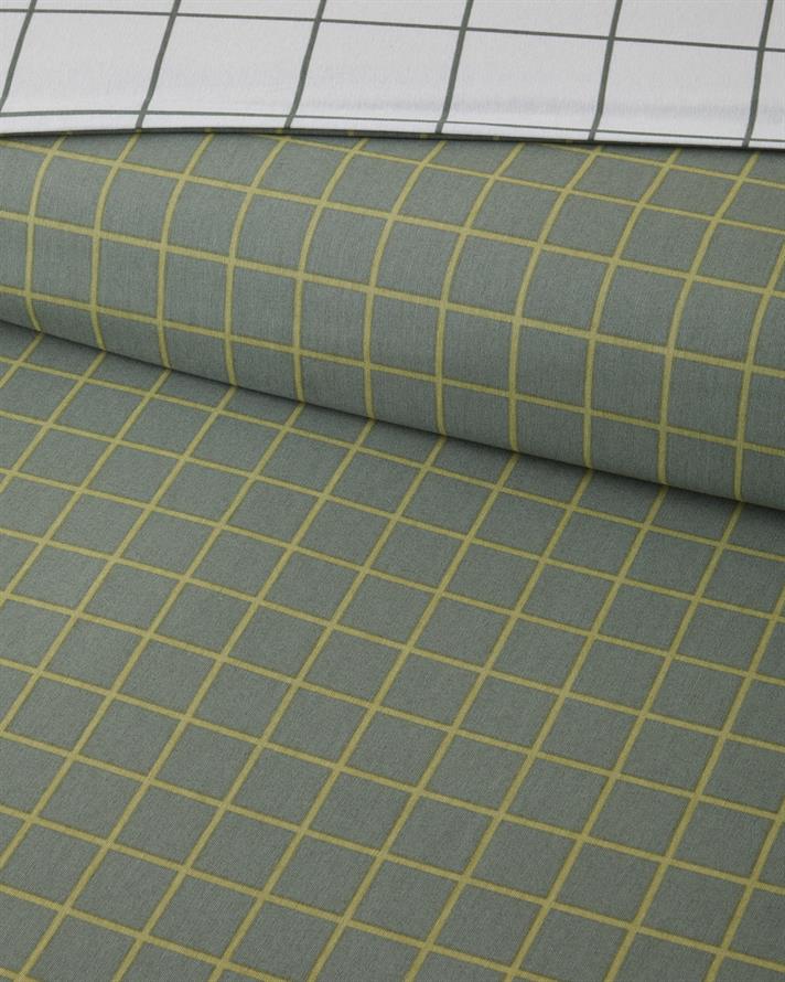 Checkmate Kolay Ütülenir Çift Kişilik Nevresim Seti 200x220 cm Yeşil