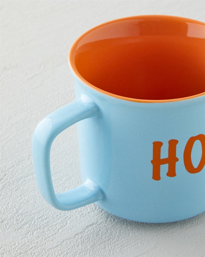 Cheer and Hope Seramik Kupa 315 Ml Mavi