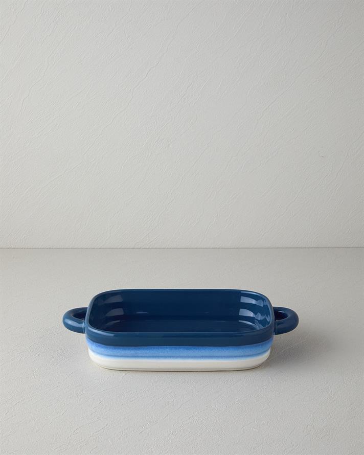 Cheerful Stoneware Fırın Kabı Mavi