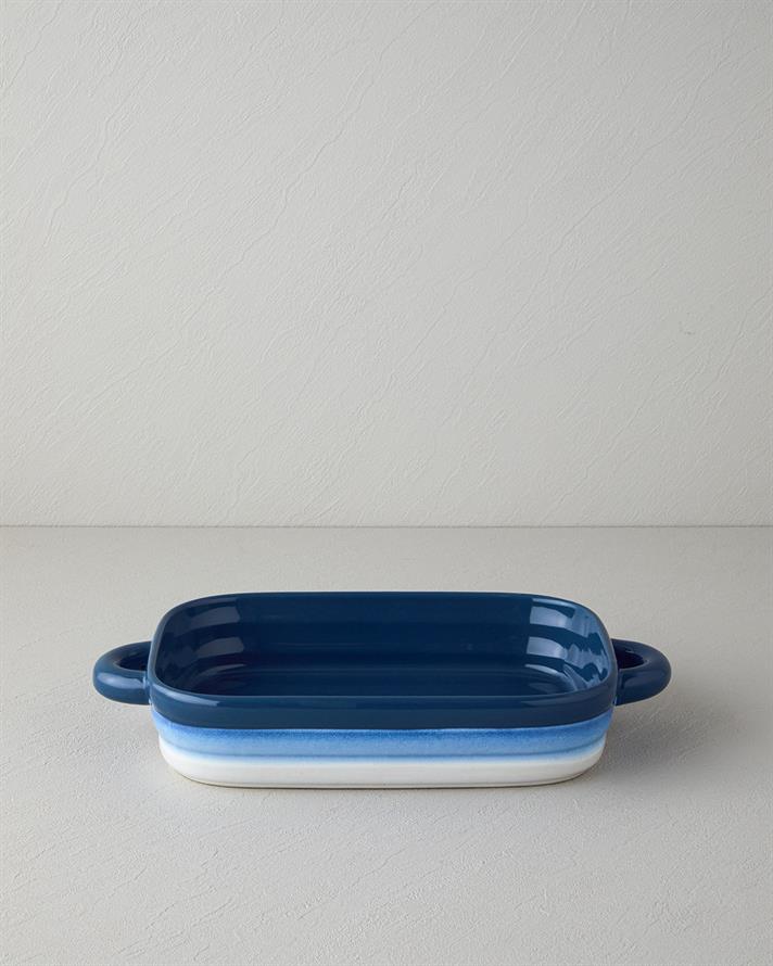 Cheerful Stoneware Fırın Kabı Mavi