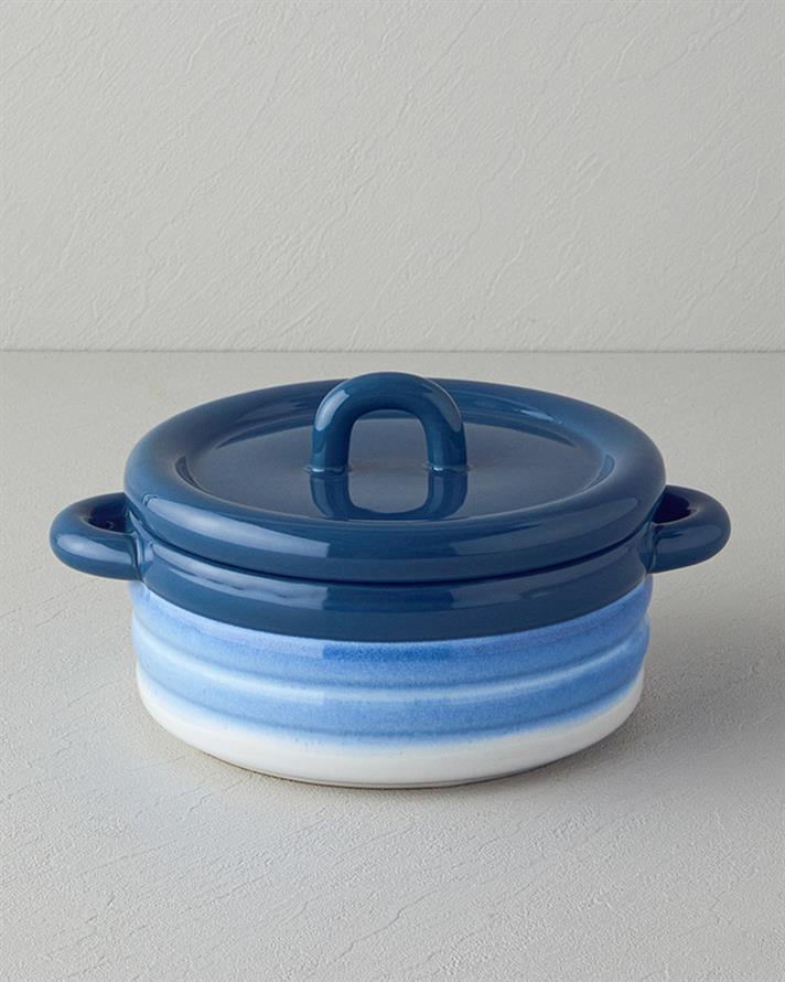 Cheerful Stoneware Fırın Tenceresi Mavi