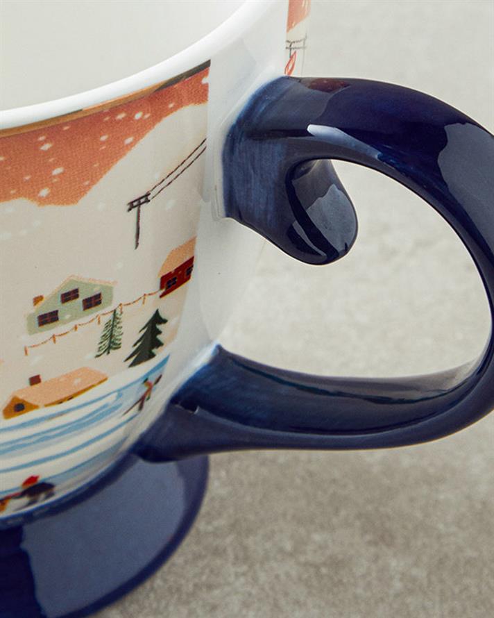 Cheerful Sunset New Bone China Kupa 460 ml Renkli