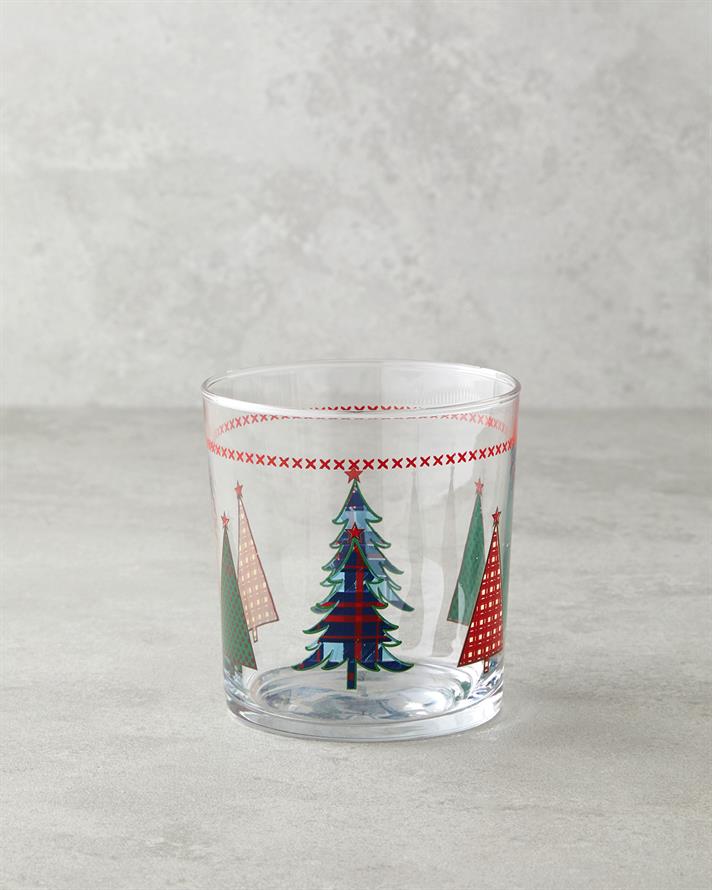 Cheery Cam 3lü Bardak 380 ml Kırmızı - Yeşil