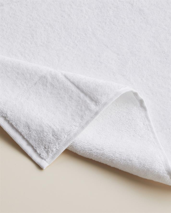 Chequer %100 Pamuk Ayak Havlusu 50x70 cm Beyaz