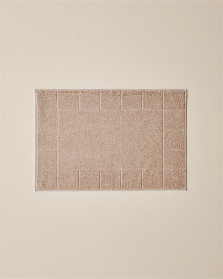 Chequer %100 Pamuk Ayak Havlusu 50x70 cm Bej