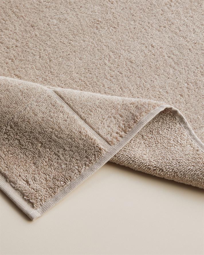 Chequer %100 Pamuk Ayak Havlusu 50x70 cm Bej