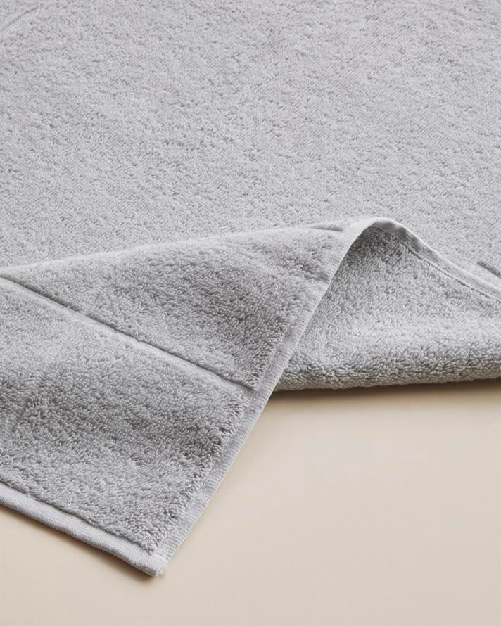 Chequer %100 Pamuk Ayak Havlusu 50x70 cm Gri