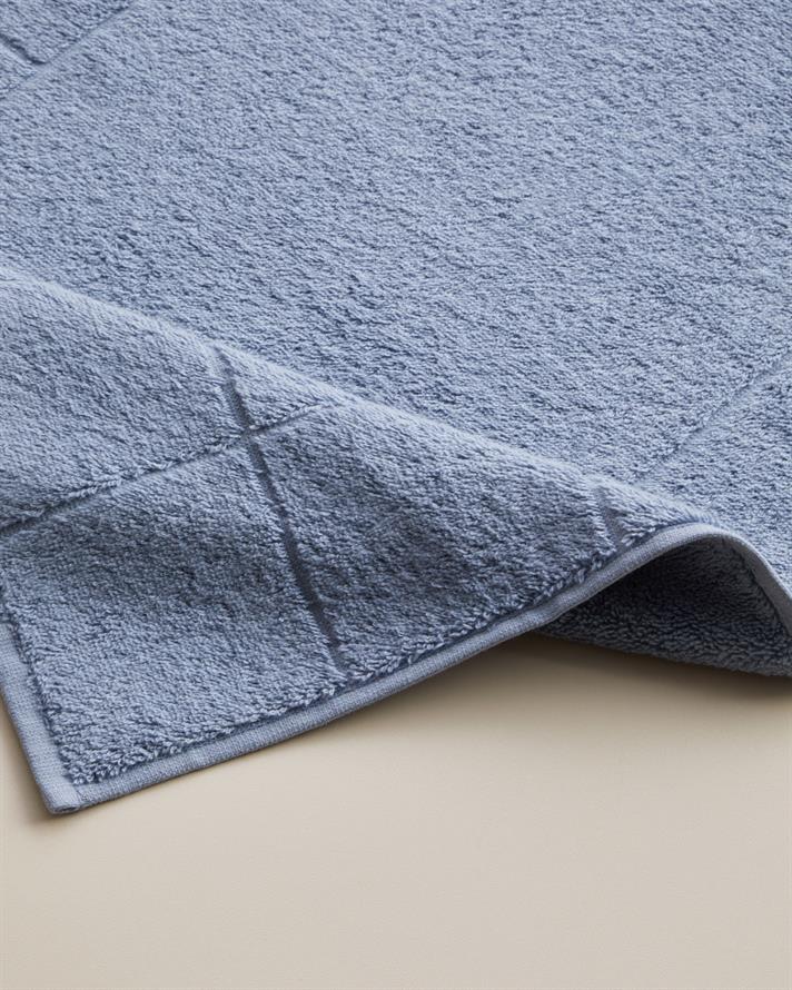 Chequer Pamuk Ayak Havlusu 50x70 cm Mavi