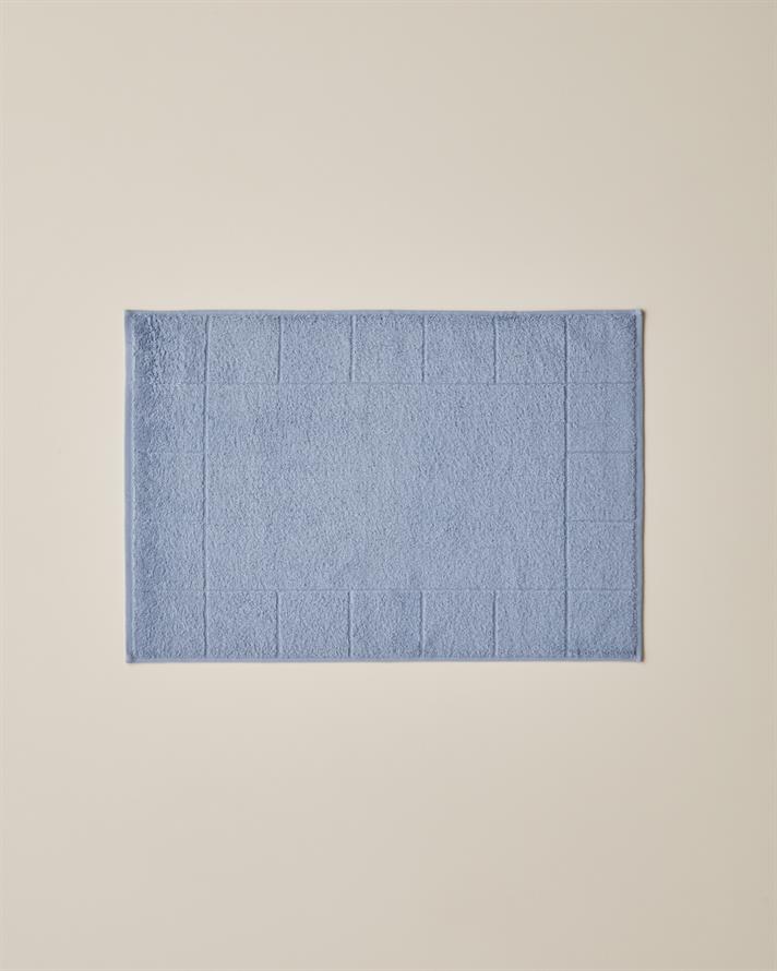 Chequer Pamuk Ayak Havlusu 50x70 cm Mavi