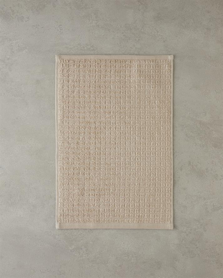 Chequer Pamuk El Havlusu 30x45 cm Bej