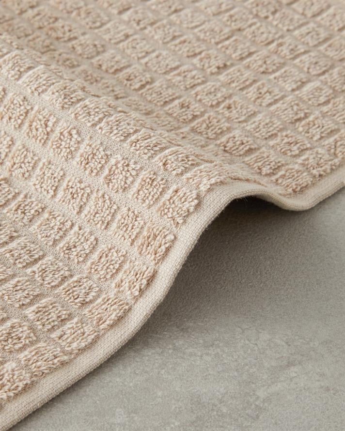 Chequer Pamuk El Havlusu 30x45 cm Bej