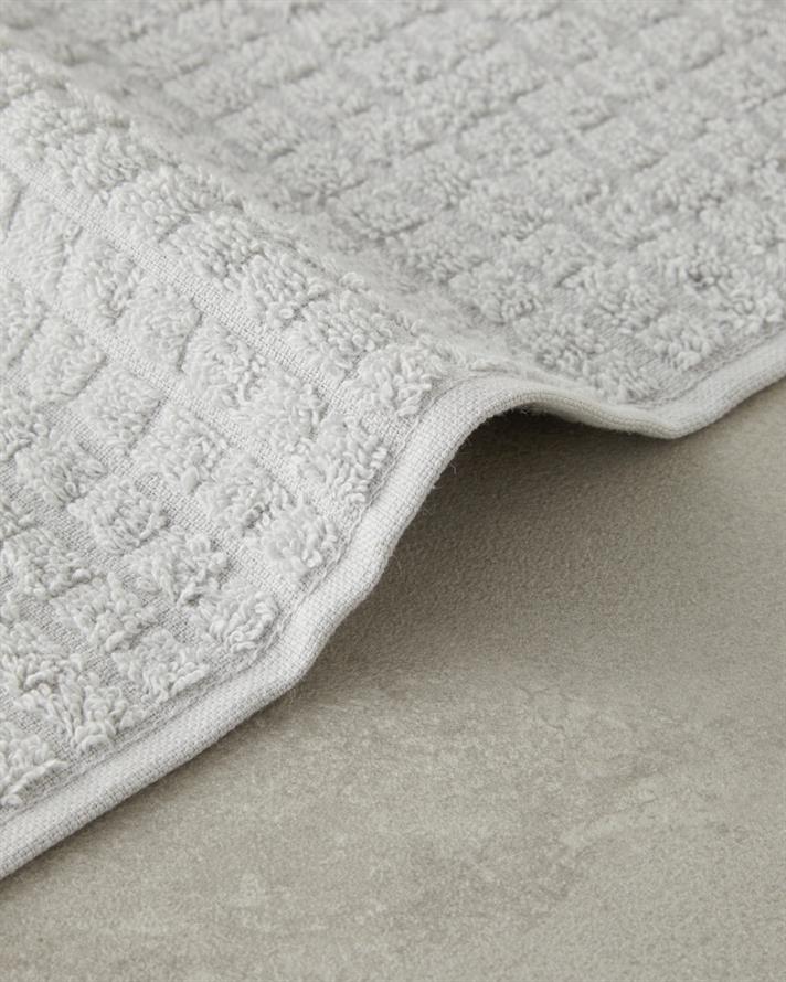 Chequer Pamuk El Havlusu 30x45 cm Gri