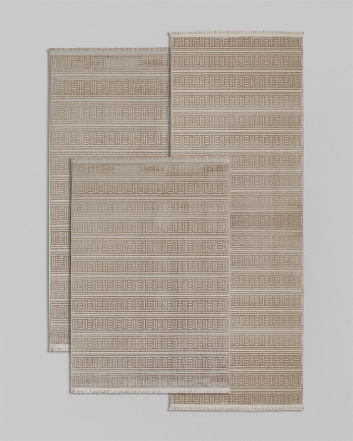 Chera Yolluk Halı 100x300 cm Bej