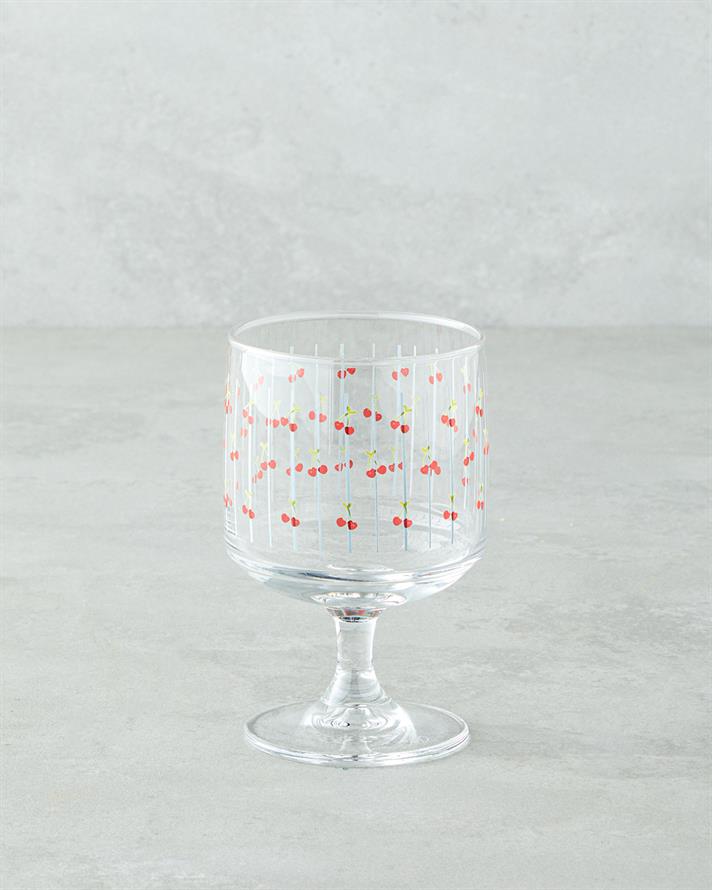 Cherries Cam 3lü Cup - Dondurma Kasesi 300 ml Kırmızı