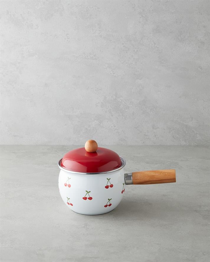 Cherry Dream Emaye Sos Tenceresi 1,6L Kırmızı