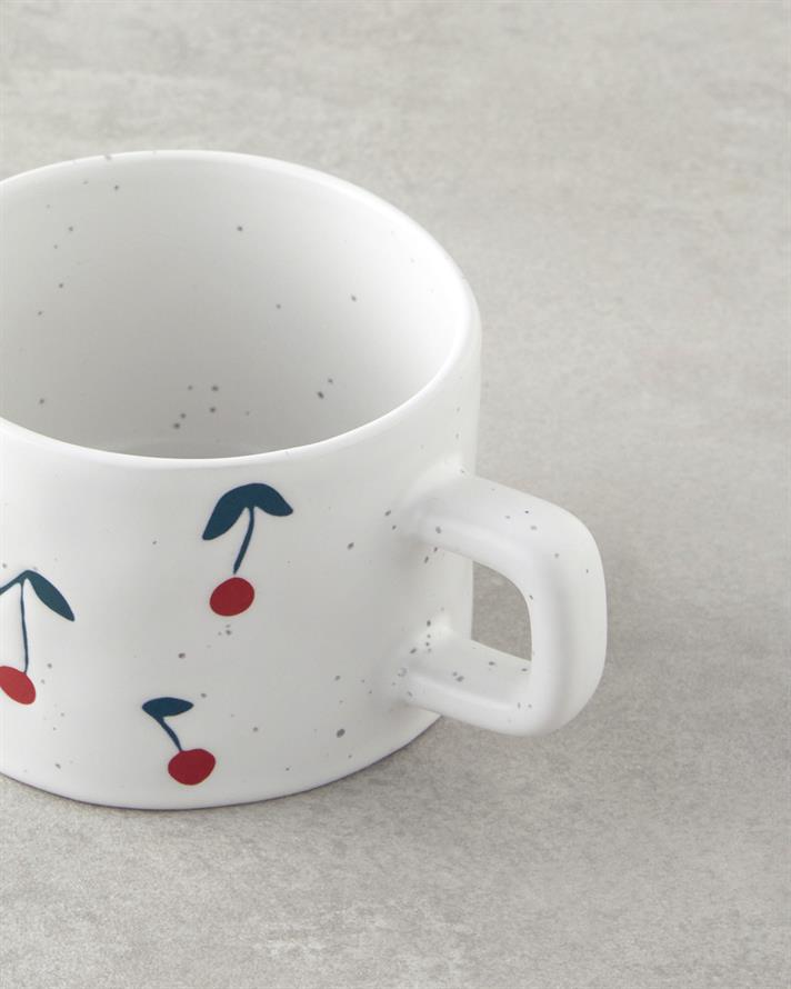 Cherry Garden Stoneware Kupa 320 ml Kırmızı