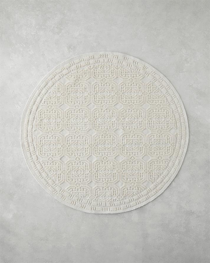 Chester Pamuklu Kilim Krem