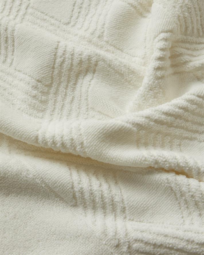 Chic Diamond Pamuk Ayak Havlusu 50x70 cm Fildişi