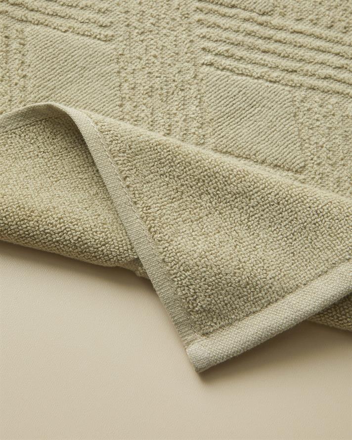 Chic Diamond Pamuk Ayak Havlusu 50x70 cm Açık Yeşil