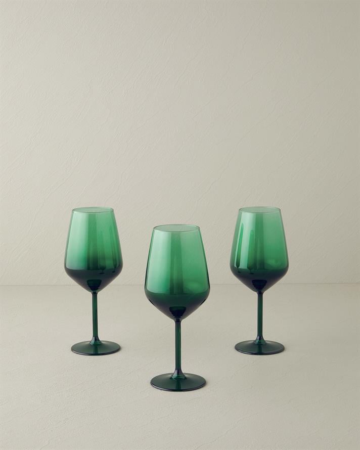 Christmas Cam 3lü Kadeh 490 ml Yeşil