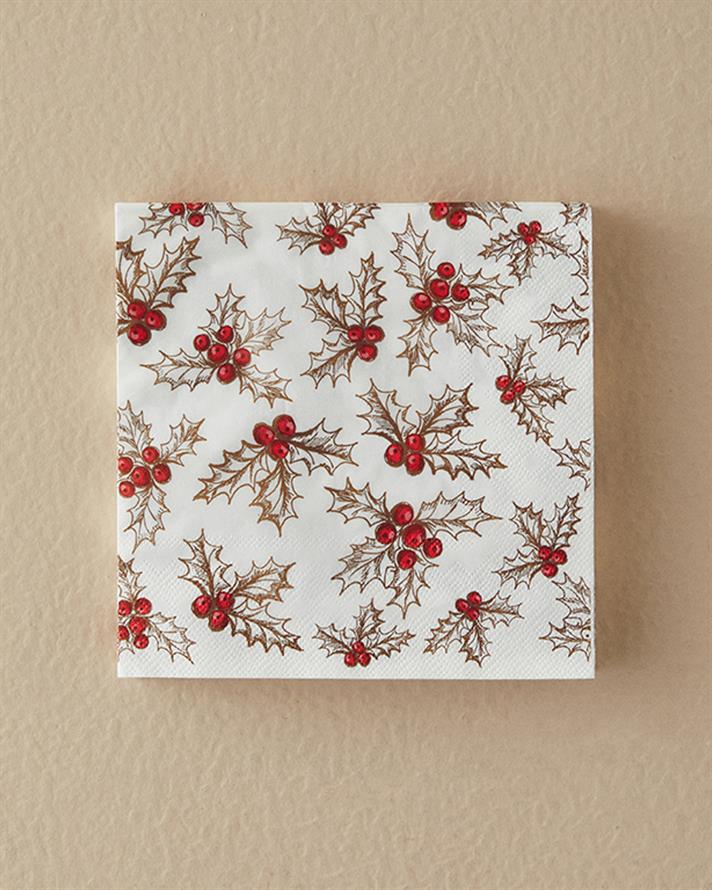 Christmas Cocaine 20li Kağıt Peçete Kırmızı