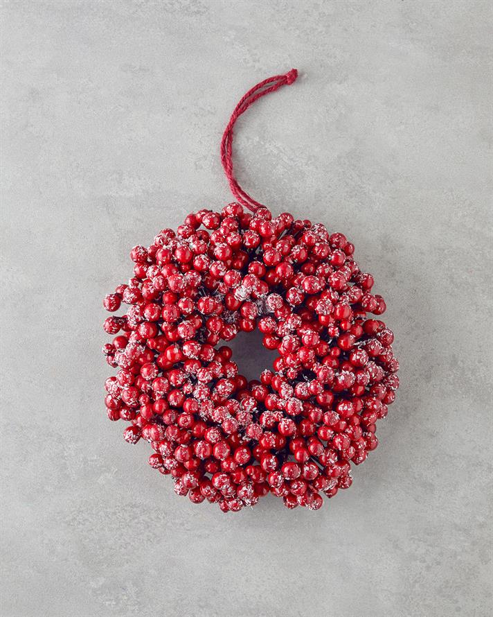 Christmas Kapı Süsü 25 cm Kırmızı