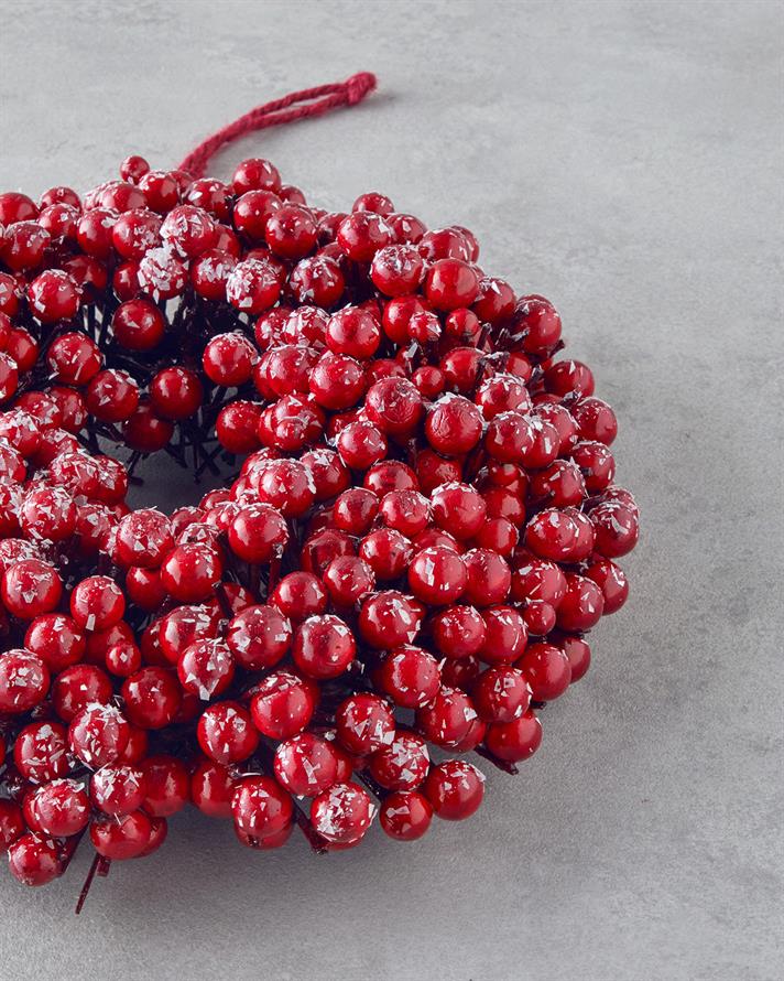 Christmas Kapı Süsü 25 cm Kırmızı