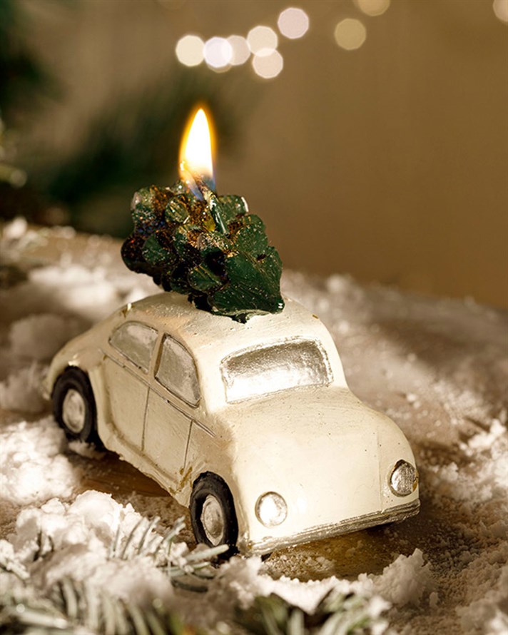 Christmas Parafin Mum