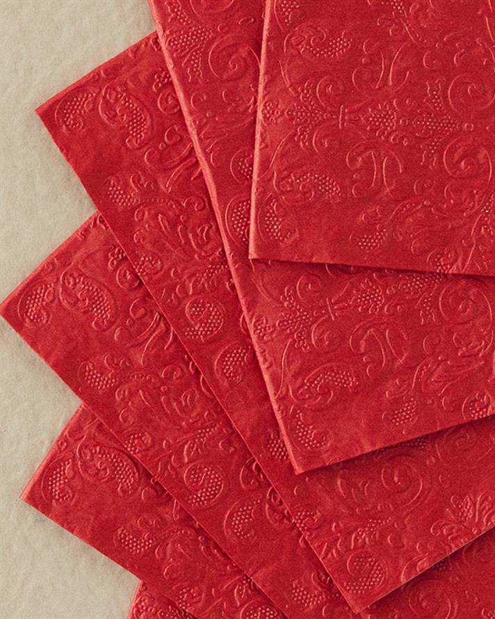 Christmas Straight 20li Kağıt Peçete Kırmızı