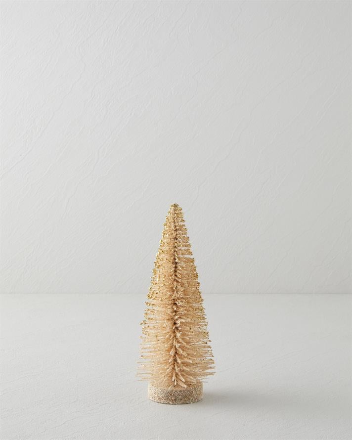 Christmas Tree Dekoratif Obje 20 cm Şampanya