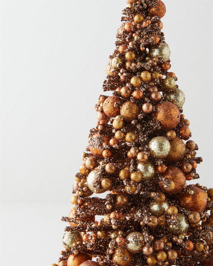 Christmas Tree Dekoratif Obje 30 cm Kahve