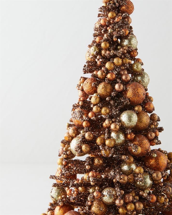 Christmas Tree Dekoratif Obje 30 cm Kahve