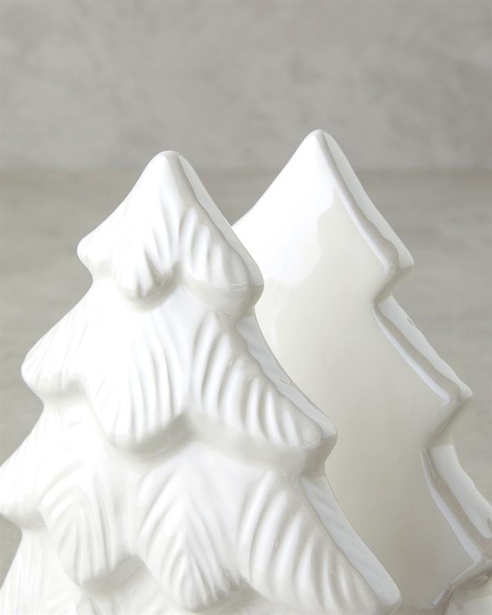 Christmas Tree Dolomite Peçetelik 12x9x13 cm Beyaz