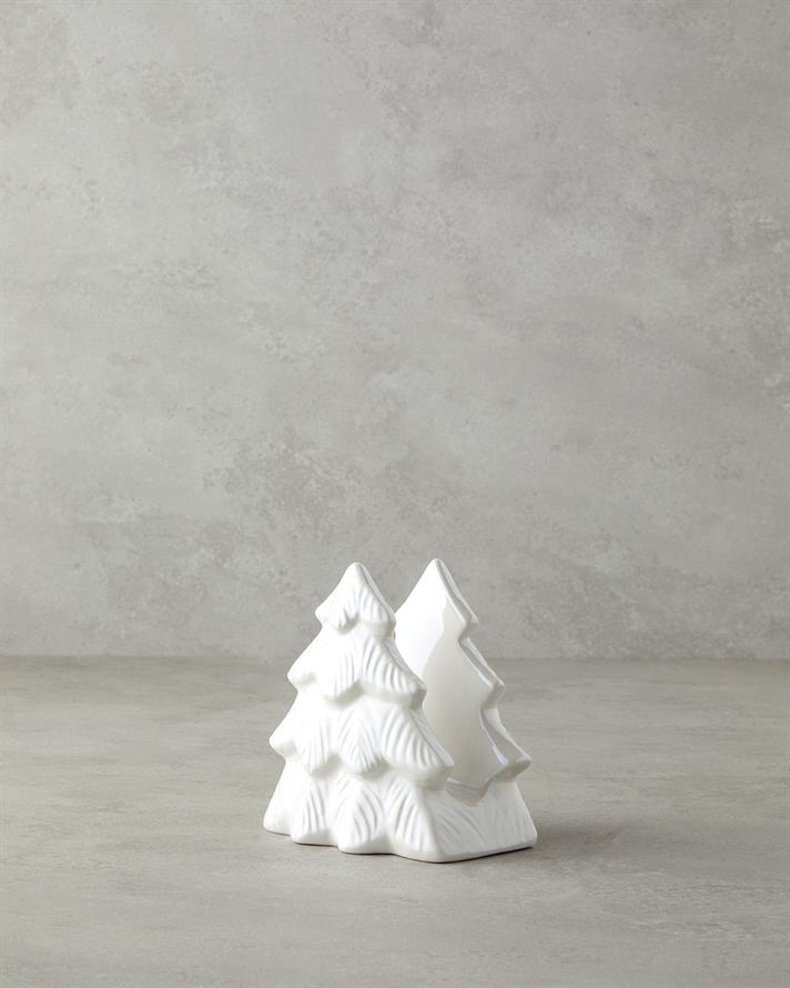 Christmas Tree Dolomite Peçetelik 12x9x13 cm Beyaz