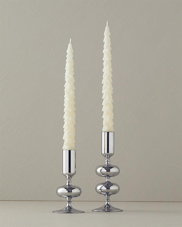 Christmas Tree 2li Mum 26,4x5,7x3,5 cm Ekru